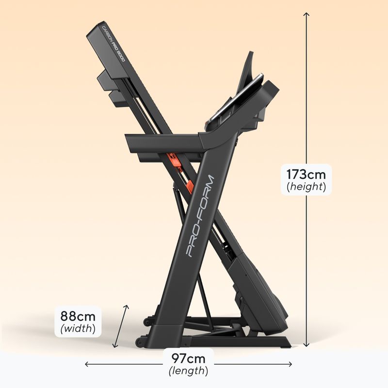 Tapis roulant elettrico ProForm Pro 9000 black 8
