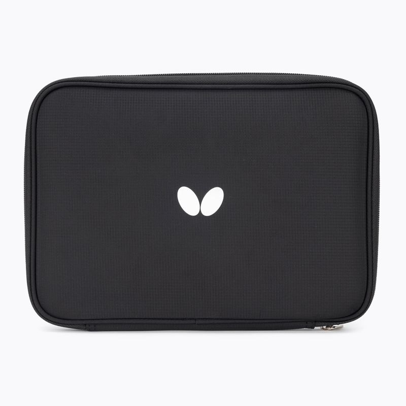 Logo Butterfly rettangolo nero copri racchetta da ping pong 2