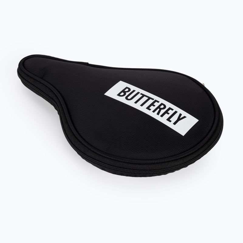 Copri racchetta da ping pong con logo Butterfly nero