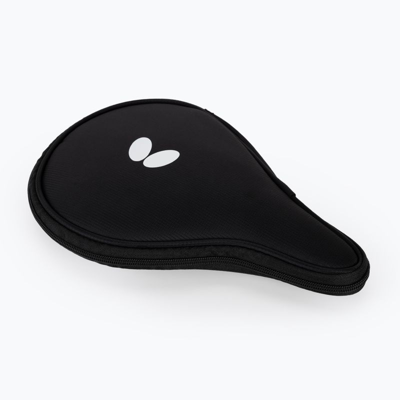 Copri racchetta da ping pong con logo Butterfly nero 2