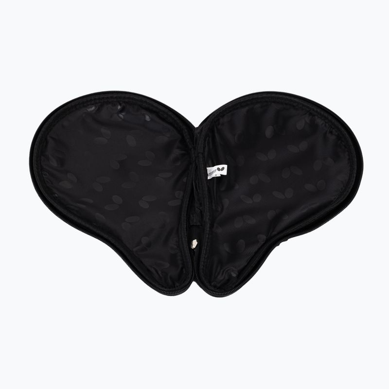 Copri racchetta da ping pong con logo Butterfly nero 4