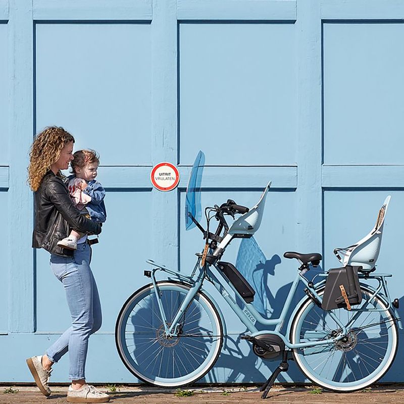 Sella per bicicletta Urban Iki U-214003 blu/blu 10