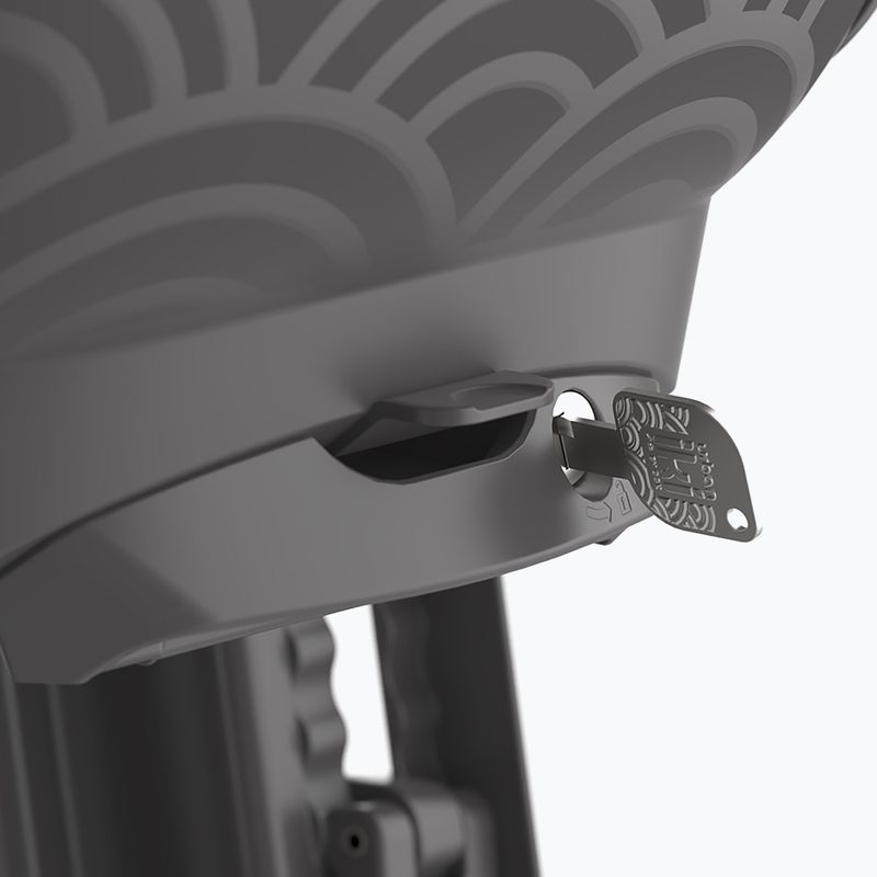 Sella per bicicletta Urban Iki U-228277 serratura a chiave nero/marrone 4