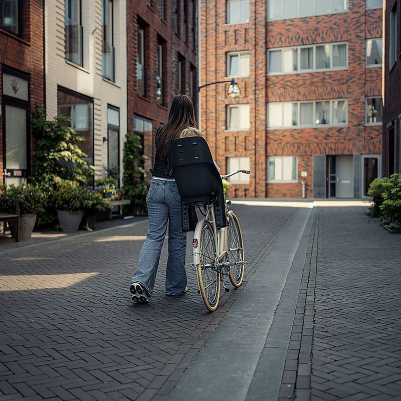 Sella per bicicletta Urban Iki U-me nero/nero 6