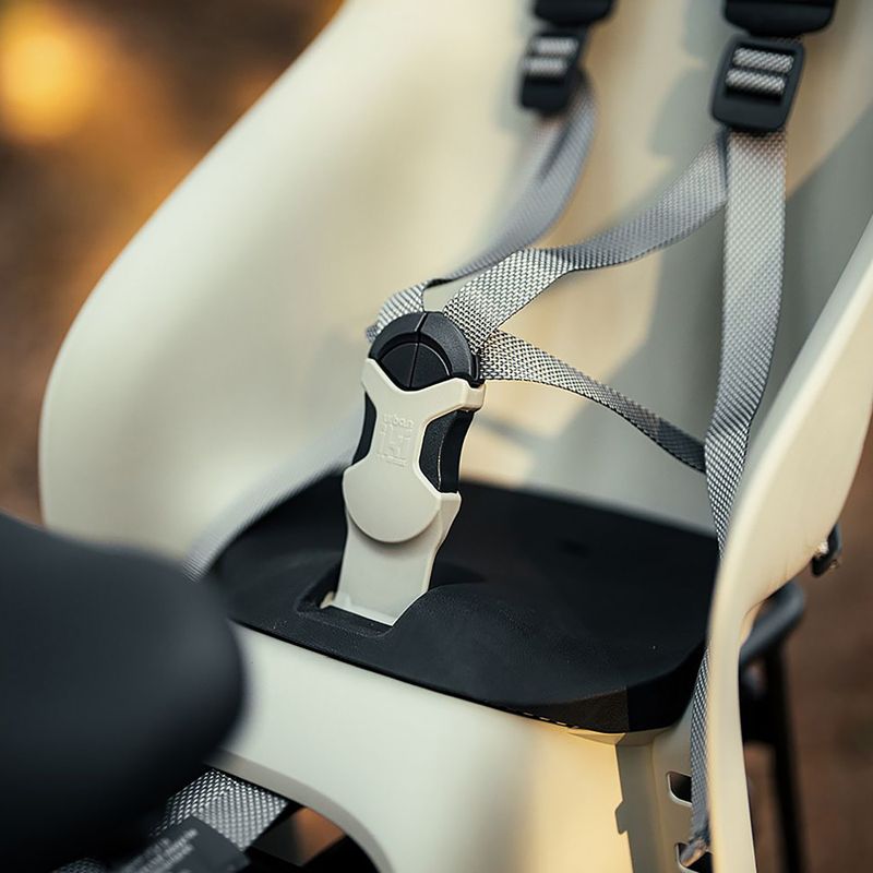 Sella per bicicletta Urban Iki U-me beige/nero 4