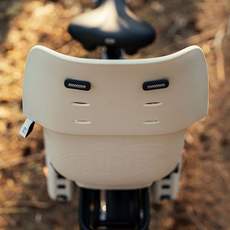 Sella per bicicletta Urban Iki U-me beige/nero 6