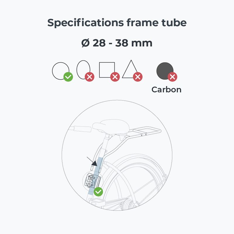 Sella per bicicletta Urban Iki U-me beige/marrone 3