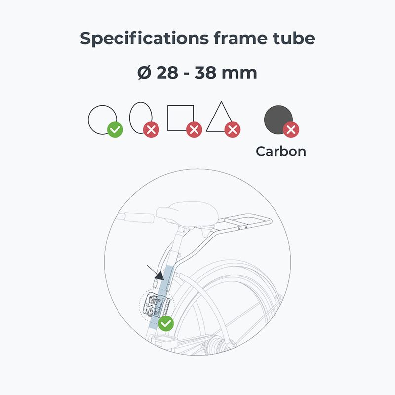 Sella per bicicletta Urban Iki U-me grigio/marrone 3