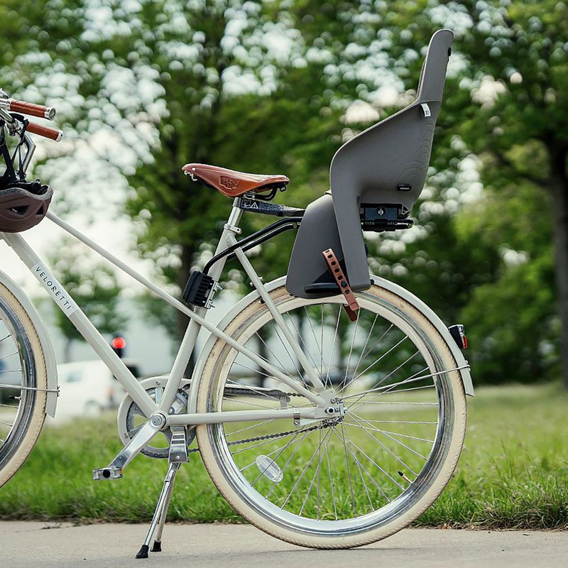 Sella per bicicletta Urban Iki U-me grigio/marrone 6