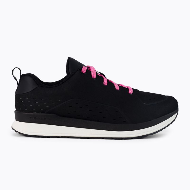 Scarpe da ciclismo con piattaforma da donna Shimano SH-CT500W nero 2