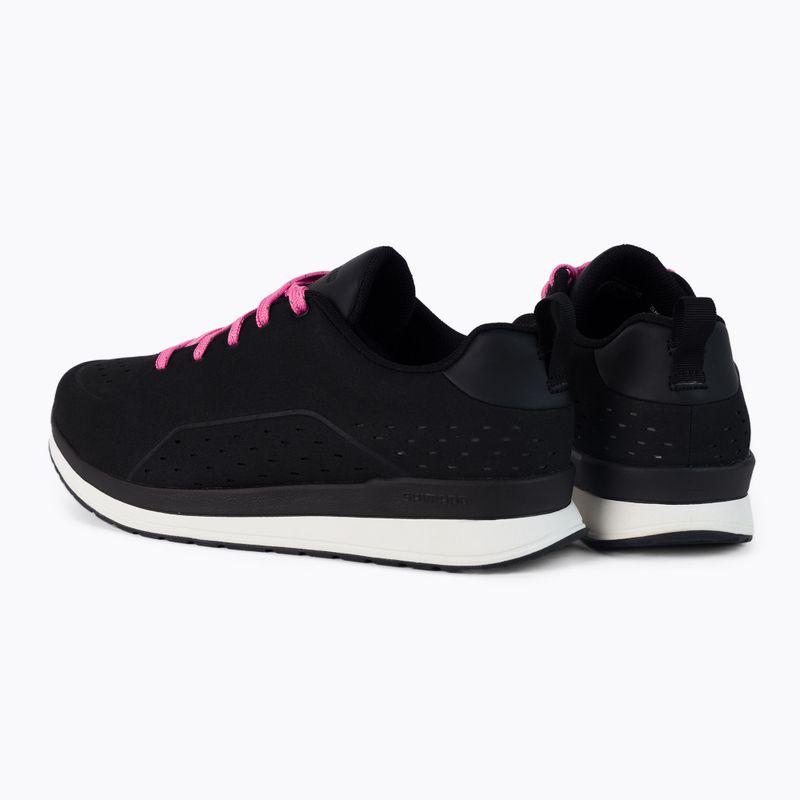 Scarpe da ciclismo con piattaforma da donna Shimano SH-CT500W nero 3
