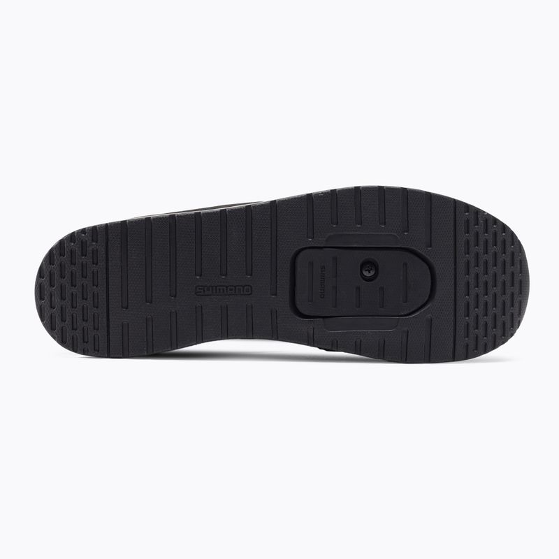 Scarpe da ciclismo con piattaforma da uomo Shimano SH-CT500 nero 4