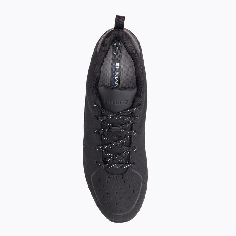 Scarpe da ciclismo con piattaforma da uomo Shimano SH-CT500 nero 6