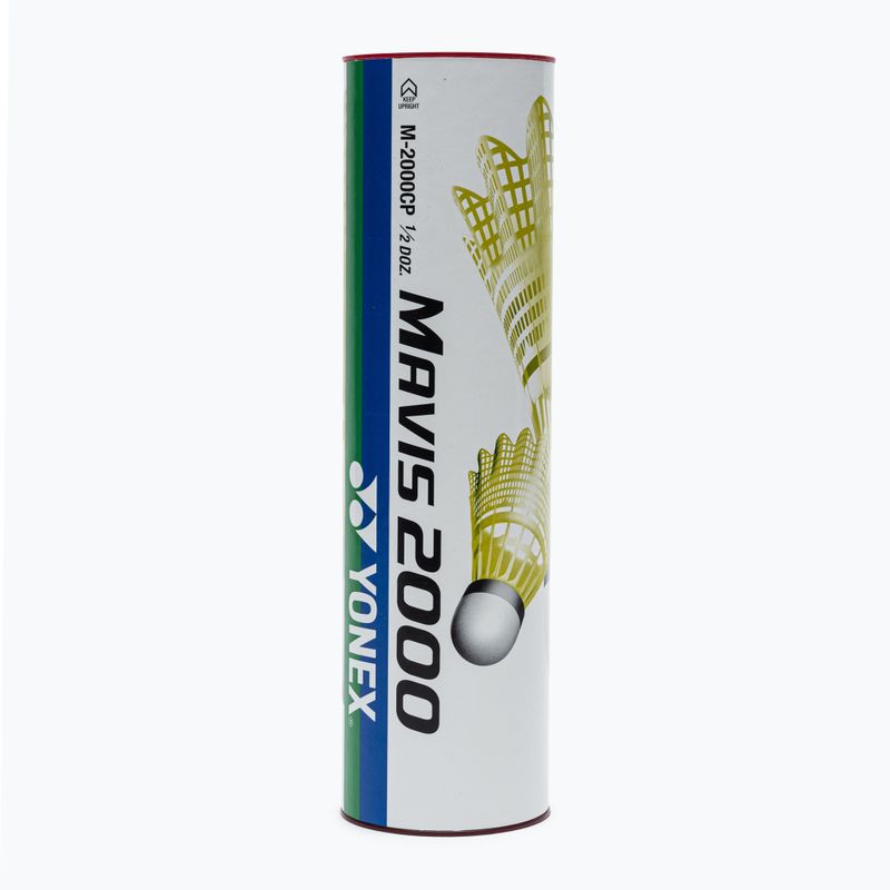 Volani da badminton YONEX Mavis 2000 Y fast 6 pz. giallo 2