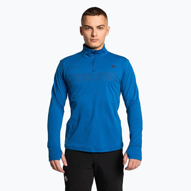 Felpa Descente da uomo Descente 1/4 Zip blu lapis