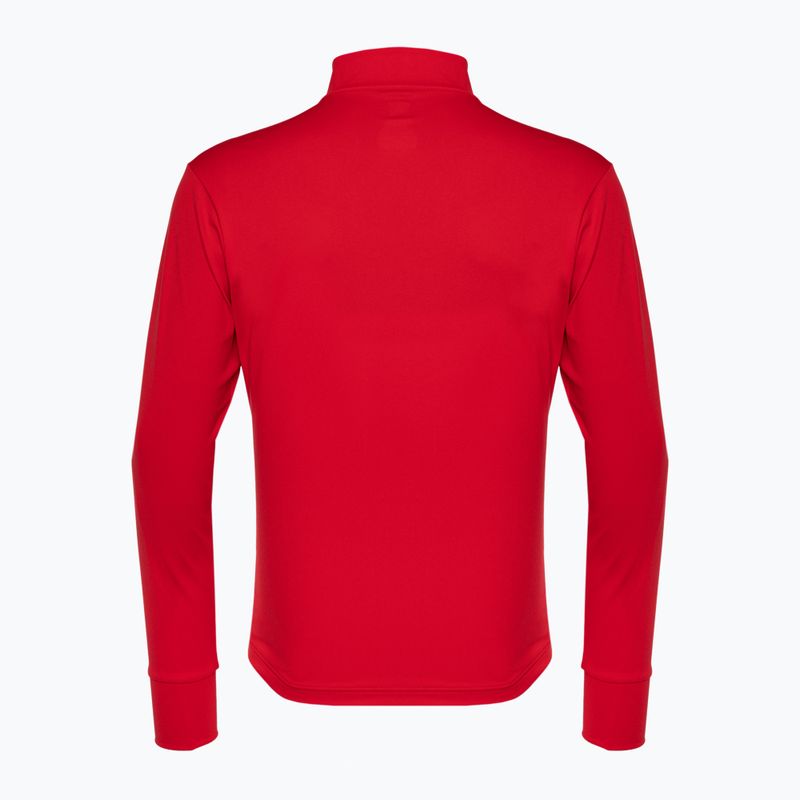 Felpa Descente da uomo Descente 1/4 Zip rosso elettrico 2
