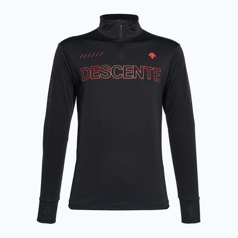 Felpa Descente Uomo 1/4 Zip nero