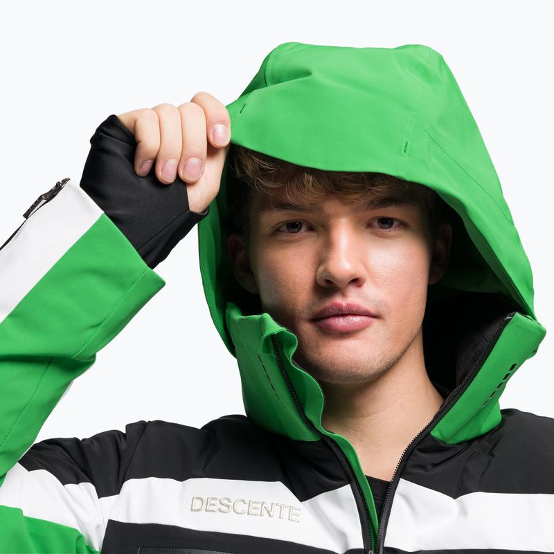 Giacca da sci Descente Carter ever green da uomo 5