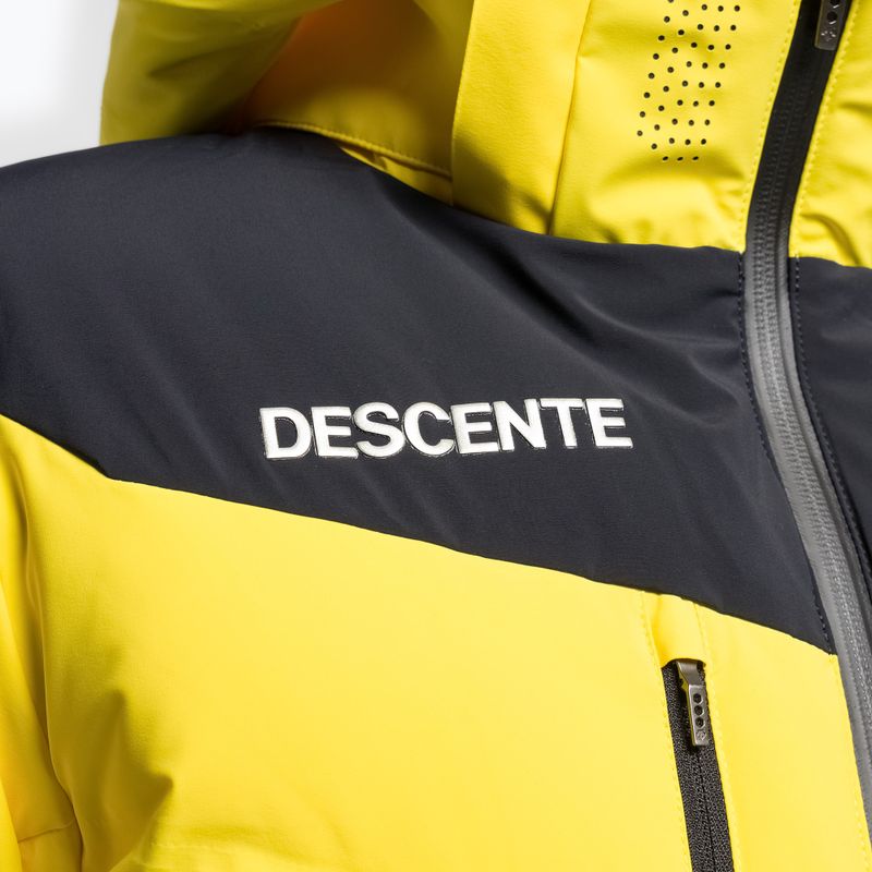 Giacca da sci Descente Mateo da uomo, colore giallo marigold 11