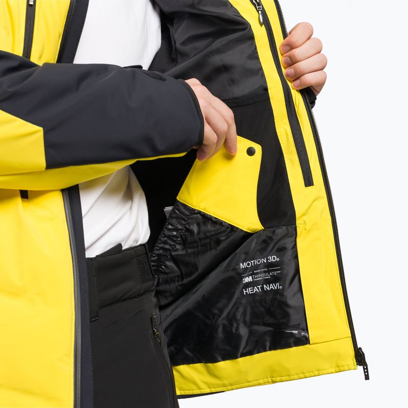 Giacca da sci Descente Mateo da uomo, colore giallo marigold 15