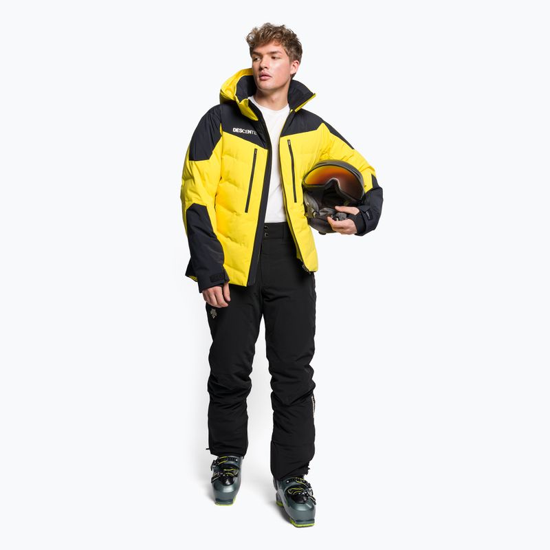 Giacca da sci Descente Mateo da uomo, colore giallo marigold 2