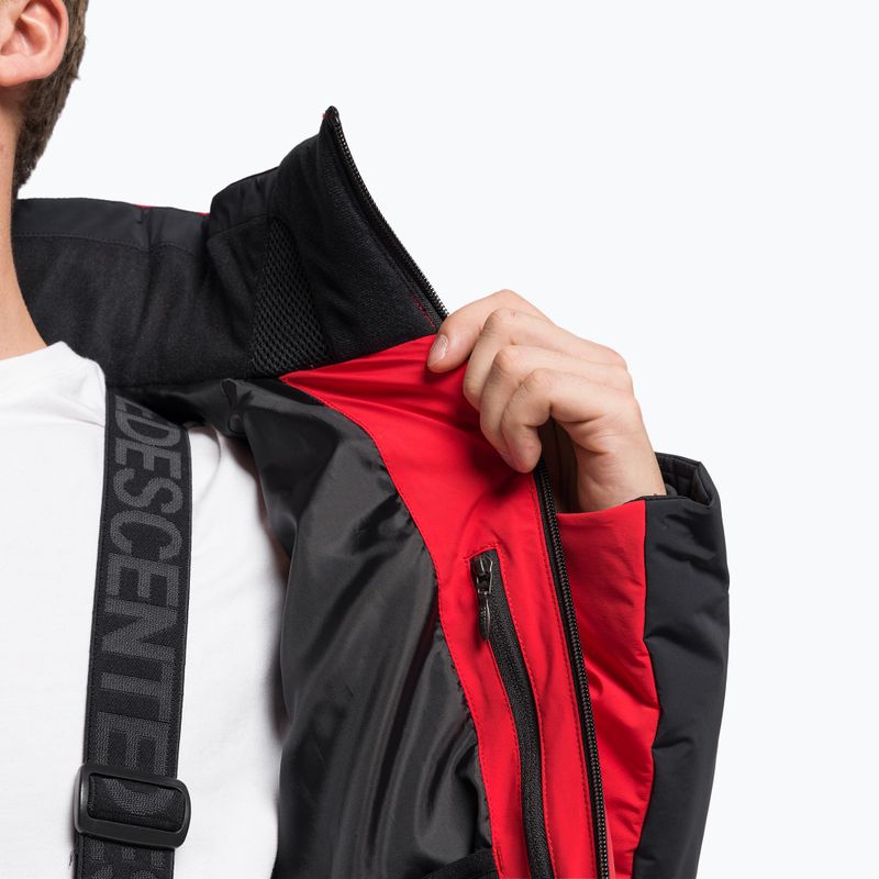 Giacca da sci da uomo Descente Mateo rosso elettrico 14