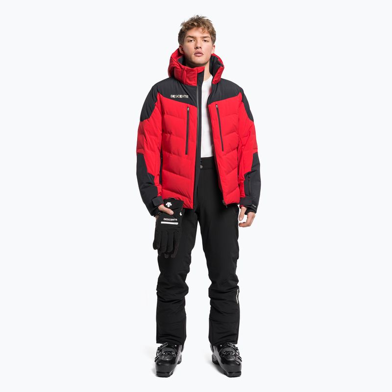 Giacca da sci da uomo Descente Mateo rosso elettrico 2