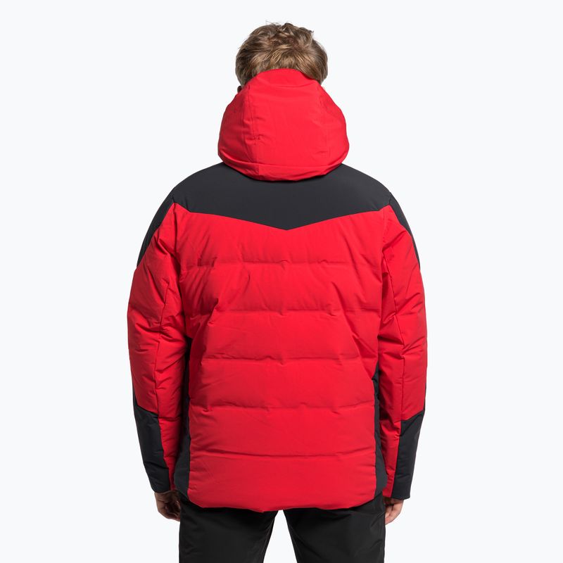Giacca da sci da uomo Descente Mateo rosso elettrico 4