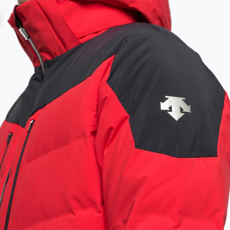 Giacca da sci da uomo Descente Mateo rosso elettrico 9