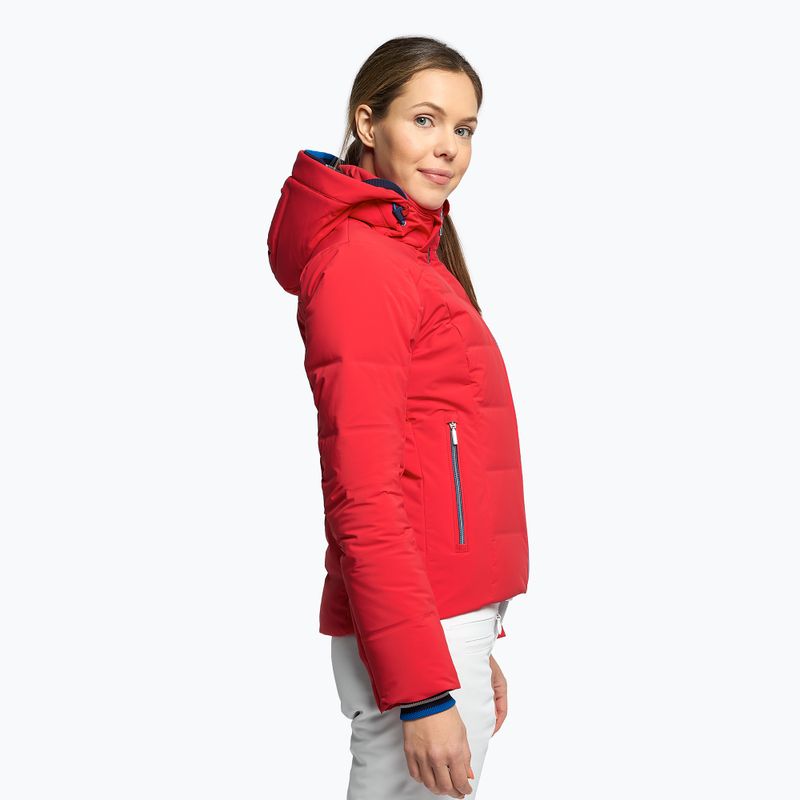 Giacca da sci donna Descente Jolie rosso elettrico 3