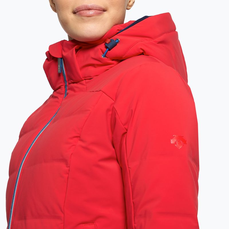 Giacca da sci donna Descente Jolie rosso elettrico 7
