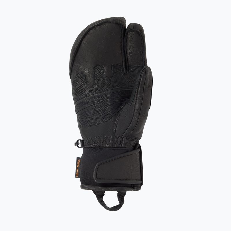 Guanti da sci uomo Descente 3 Finger Leather black 3