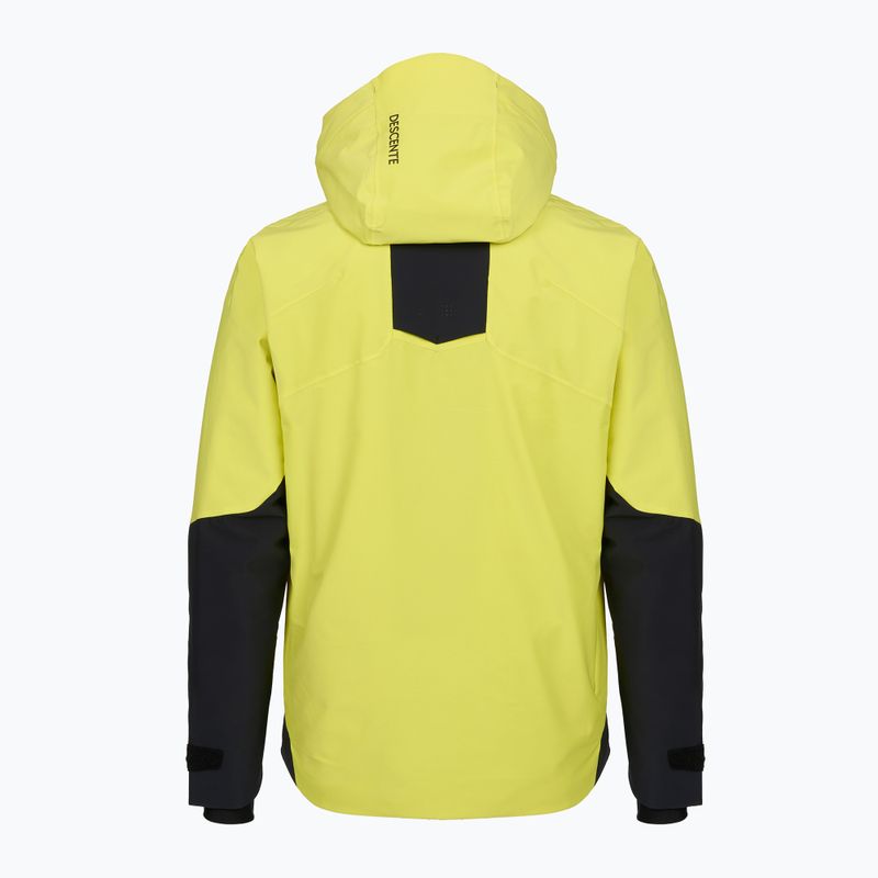 Giacca da sci uomo Descente Shoulder Padd black/green 2