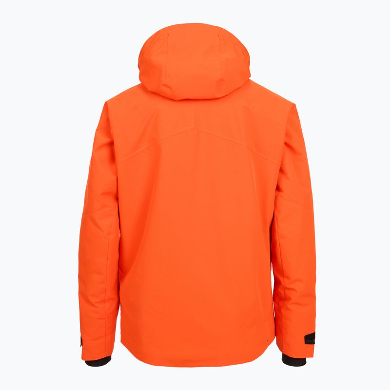 Giacca da sci uomo Descente Angular Line mandarin orange 2