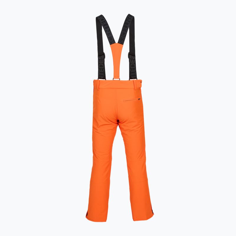 Pantaloni da sci uomo Descente Smooth mandarin orange 2