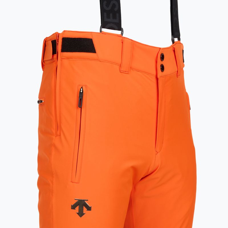 Pantaloni da sci uomo Descente Smooth mandarin orange 3