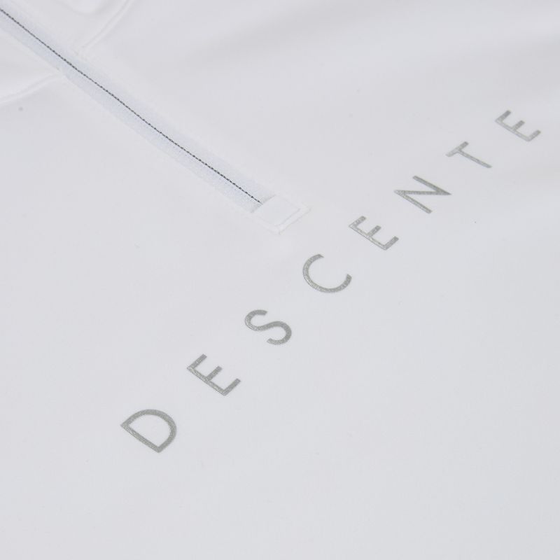 Felpa donna Descente Chest Logo T-Neck Super White 3