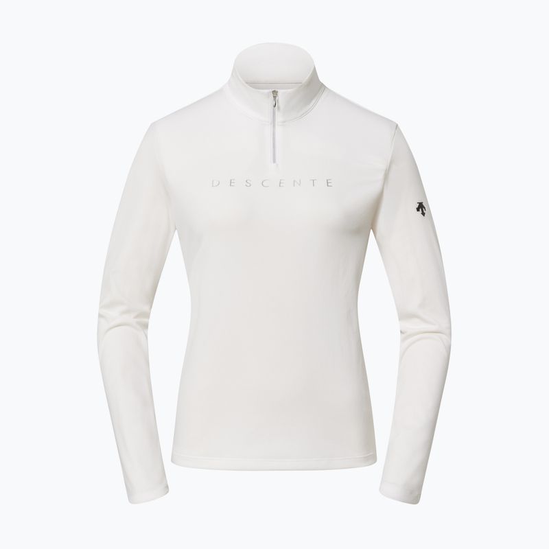 Felpa donna Descente Chest Logo T-Neck Super White 5