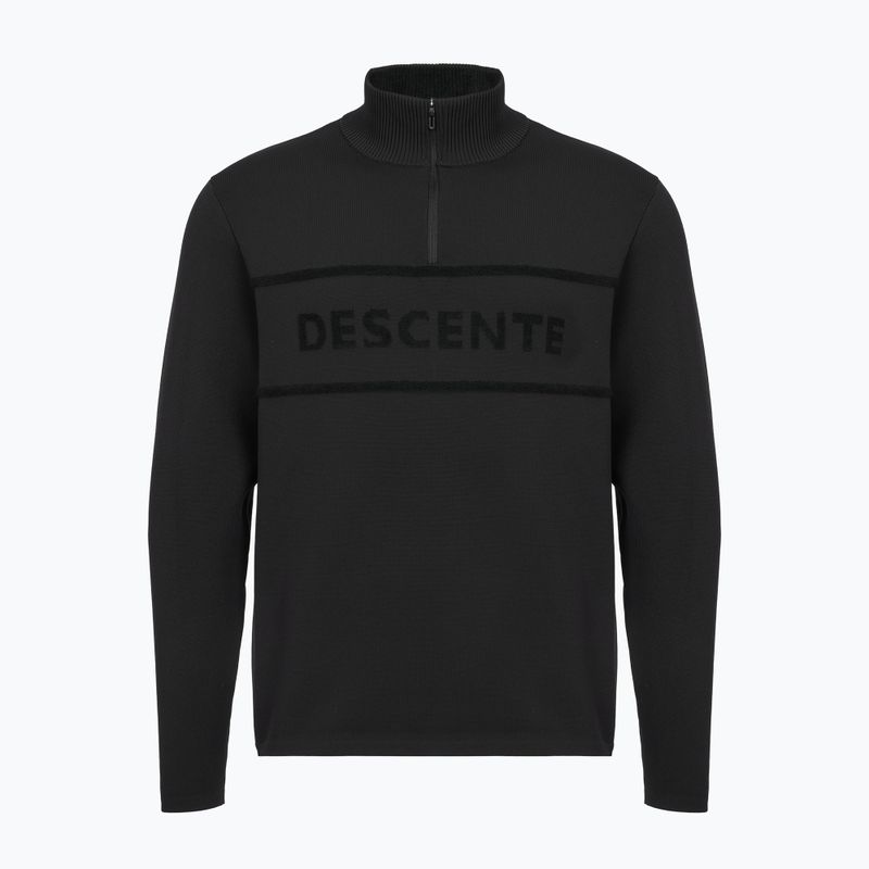 Maglione Descente Half Zip Logo black
