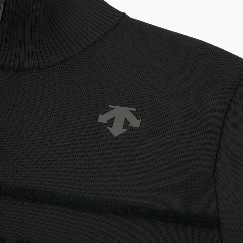 Maglione Descente Half Zip Logo black 3