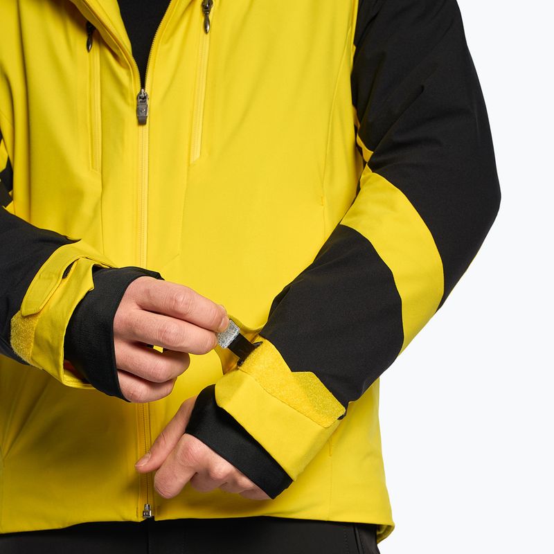 Giacca da sci Descente Chester da uomo, giallo marigold 4