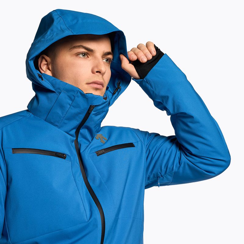 Giacca da sci da uomo Descente Nick blu lapis 4