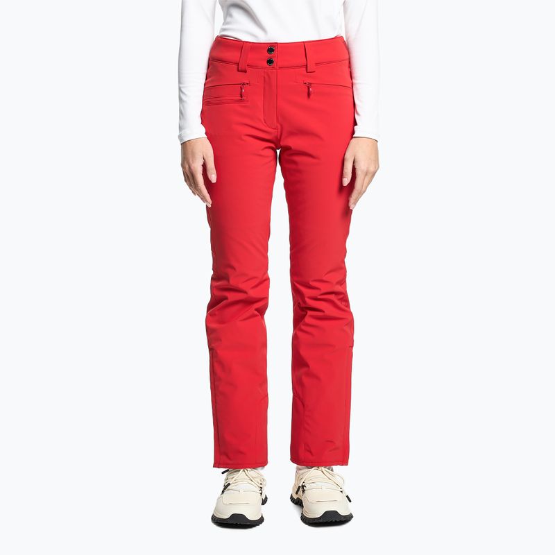 Pantaloni da sci donna Descente Nina Insulated rosso elettrico