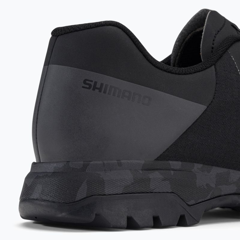 Scarpe da ciclismo con piattaforma da uomo Shimano SH-ET700 nero 8