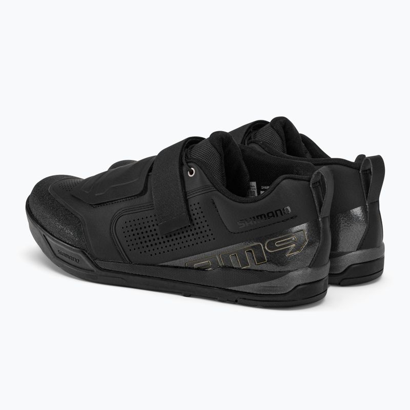 Scarpe da ciclismo MTB da uomo Shimano SH-AM903 nero 3