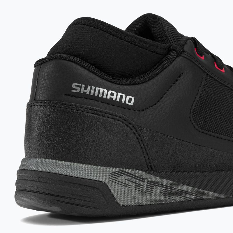 Scarpe da ciclismo con piattaforma da uomo Shimano SH-GR903 nero 8