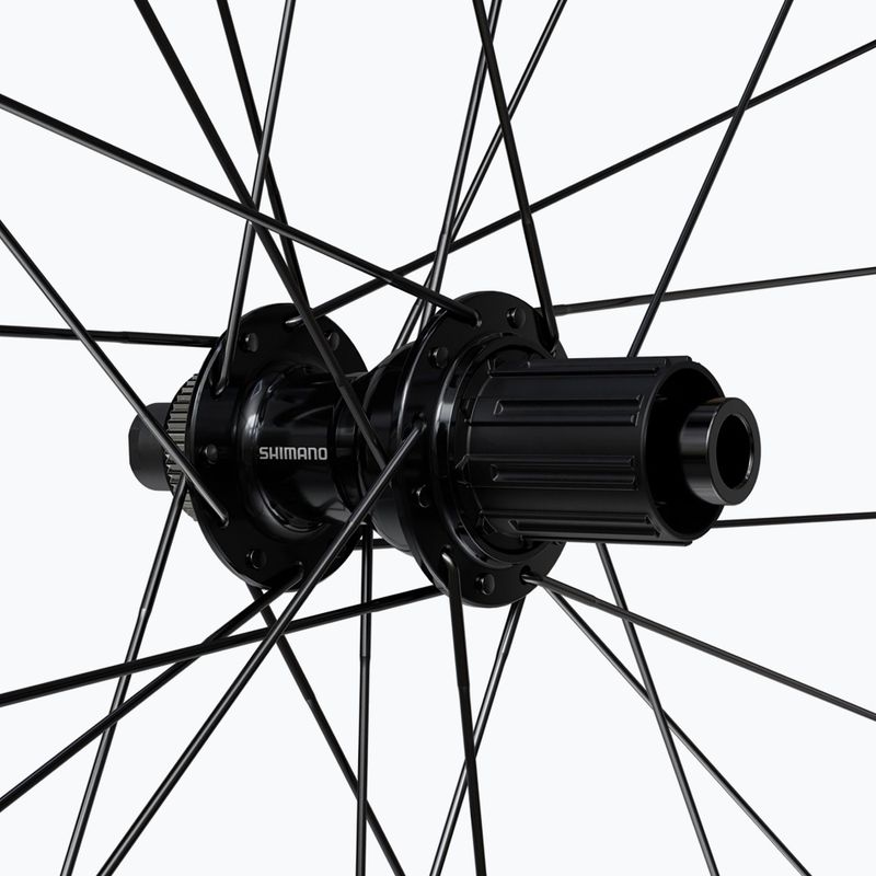 Ruota posteriore per bicicletta Shimano WH-RX180 TL-R12-700C CL black 3