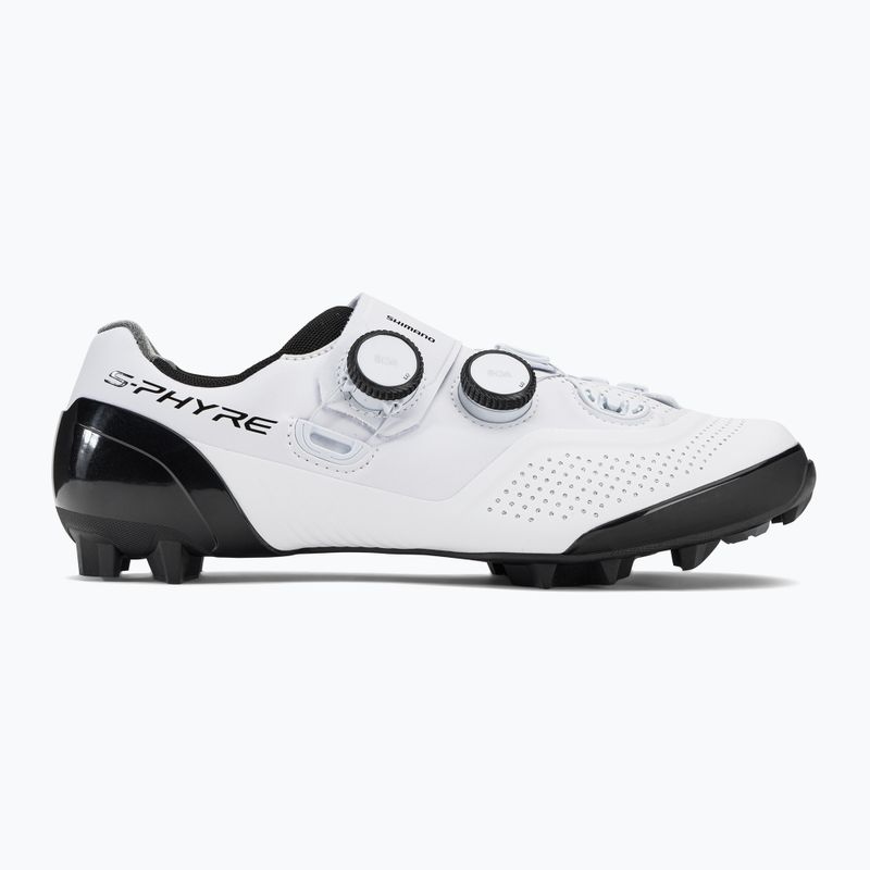 Scarpe da ciclismo MTB da uomo Shimano SH-XC902 bianco 2