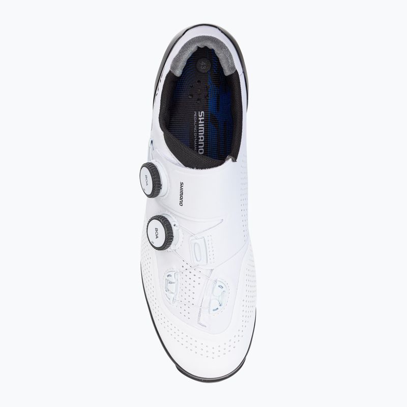 Scarpe da ciclismo MTB da uomo Shimano SH-XC902 bianco 6