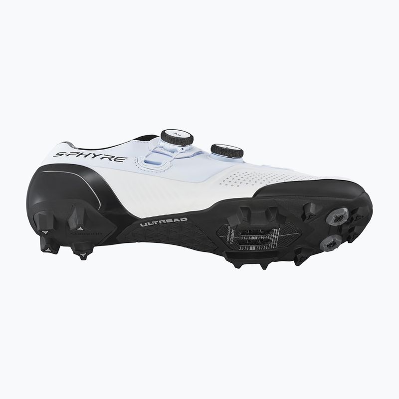 Scarpe da ciclismo MTB da uomo Shimano SH-XC902 bianco 11